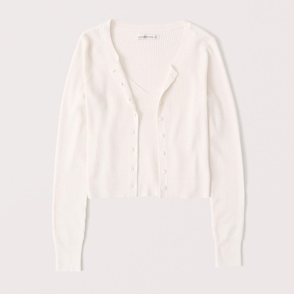 Abercrombie tank and cardigan set XXS